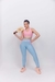 Conjunto de legging bicolor