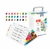 Marcadores DELI triangular doble punta box x36