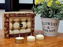 Pack Velas de Noche Aromaticas x 24 (cera vegetal) x 3 cajas 72 unidades - comprar online
