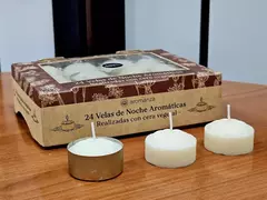Pack Velas de Noche Aromaticas x 24 (cera vegetal) x 3 cajas 72 unidades en internet