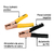 Pinzas caiman para cable pasa corriente, 2 piezas, Pretul - DOCE92