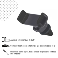 Suporte para GPS e Smartphone de Fixação no ar Condicionado - JB-7805 / 3132 - comprar online