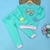 Conjunto infantil moletinho Sofia Verde