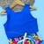 Conjunto Short-saia Bruna Azul - comprar online
