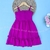 Vestido Raissa Fúcsia