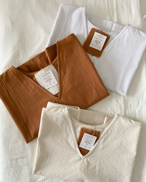 BLUSA BÁSICA TAPÜY MANGA CAÍDA