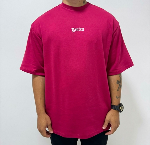 CAMISETA OVERSIZED BORDADO FRENTE E VERSO