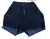 Short Feminino Jeans Escuro c/Lycra - comprar online