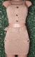 Conjunto feminino canelado 3D