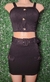 Conjunto feminino canelado 3D - loja online