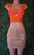 Cropped Feminino Aplicação coração