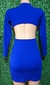 Vestido Manga longa com Gola Alta na internet