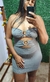Vestido Curto Bubble Tomara que Caia Com Argola - vmmodas