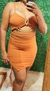 Conjunto Cropped e Saia Noemia