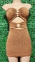 Vestido Curto Bubble Tomara que Caia Com Argola - vmmodas