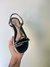 Sandalia feminina plataforma tiras de brilhante - comprar online