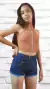 Short Feminino Jeans Escuro c/Lycra na internet