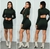 Vestido Manga longa com Gola Alta