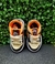 Tenis Nike Dunk baby Preto/Laranja - loja online