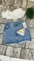 Saia Jeans Brilho
