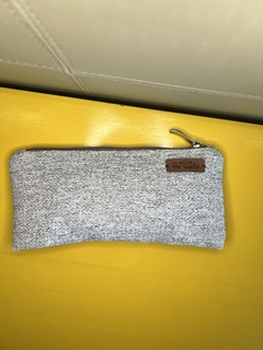 Necessaire , Porta escova ou Estojo Linho - Fio Santo