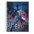 CADERNO UNIV SUPERMAN 80F C/ADESIVO CD ESPIRAL - MultistoreShop