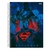 CADERNO UNIV SUPERMAN 80F C/ADESIVO CD ESPIRAL