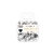 CLIPS COLOR WEST VILLAGE PRETO E BRANCO 28MM 100UN