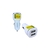 CARREGADOR VEICULAR C/ CABO IPHONE 2 USB 3.1A
