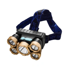 LANTERNA DE CABECA ALTA POTENCIA LT-396 C/ 5 LEDS