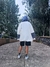 SCOTT- Buzo Rustico Oversize Crudo-Azul - comprar online