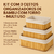 Kit com 3 Cestos Organizadores de Bambu com Forro – Multiuso - comprar online