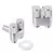 Kit Ducha Higiênica com Registro Inox Saída Dupla 1/2 + Chuveirinho e Mangueira - loja online