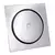 Ralo Click quadrado Inteligente 10x10cm Cromado Inox Banheiro Veda Cheiro - loja online