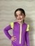 Maiô Ziper Bicolor Roxo na internet