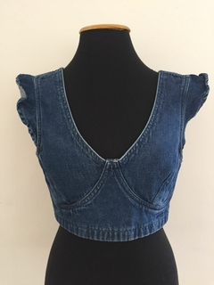 CROPPED JEANS BLUE STEEL - TAMANHO M