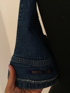 CROPPED JEANS BLUE STEEL - TAMANHO M na internet