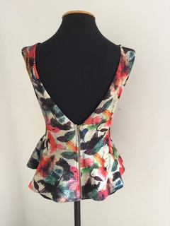 BLUSA MY PLACE COM BARRA EM PEPLUM - TAMANHO P na internet
