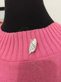 BLUSA TRICOT ROSA SEM MANGA MERCATTO - TAMANHO ÚNICO - comprar online