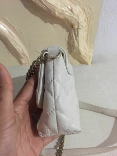 BOLSA JORGE BISCHOFF OFF-WHITE - PEQUENA - Newold Aquisição Brechó RJ