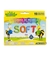 Massinhas de Modelar Soft Acrilex Com 12 Cores 180 gr