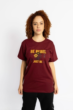 Camiseta Just Be - Be Rebel