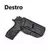 Coldre destro/canhoto em Kydex para Taurus TH9 TH40 9mm .40 tamanho completo