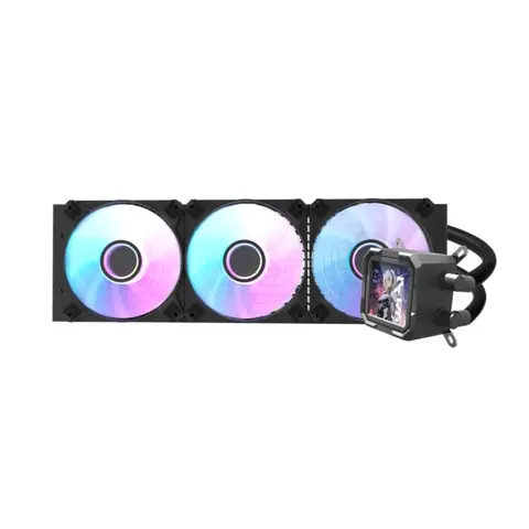 Cooler Darkflash para Processador Hydro 360mm ARGB Water Cooler Wave DV-360S Preto