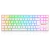 TECLADO MECANICO KUMARA PRO RGB WIRELESS E BLUETOOTH BRANCO SWITCH RED - comprar online