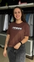 T-Shirt Frase Motivacional Marrom
