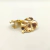 Brinco Folha Banhado a Ouro 18K