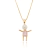 Colar Feminino com Pingente Menina Pérola e Pedra Amoeto Semijoia - comprar online