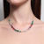 Gargantilha Feminina Amoeto Veneziana Pastilhas Rainbow - comprar online