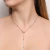Colar Gravata Bolinhas Oval Amoeto Banhado a Ouro 18k na internet